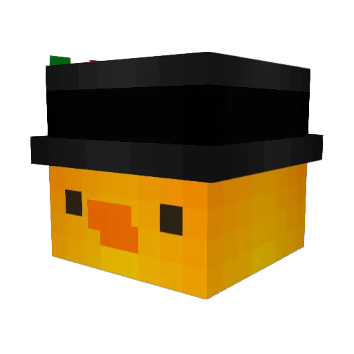 _Kukix_ Minecraft avatar head, 3D render