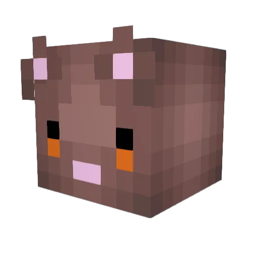_Kurre Minecraft avatar head, 3D render
