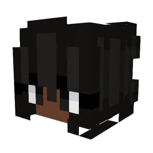 _Kusono_ Minecraft avatar head, 3D render