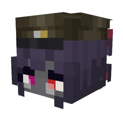 _Kutor1_ Minecraft avatar head, 3D render