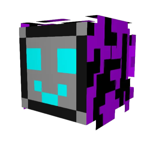 _Kuzel_ Minecraft avatar head, 3D render
