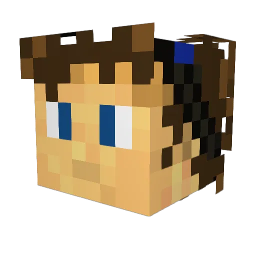 _Ky__ Minecraft avatar head, 3D render