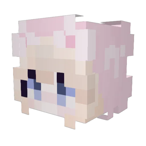 _Kylaz Minecraft avatar head, 3D render