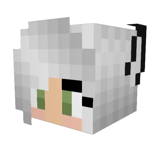 _Kyogre_Beast_ Minecraft avatar head, 3D render