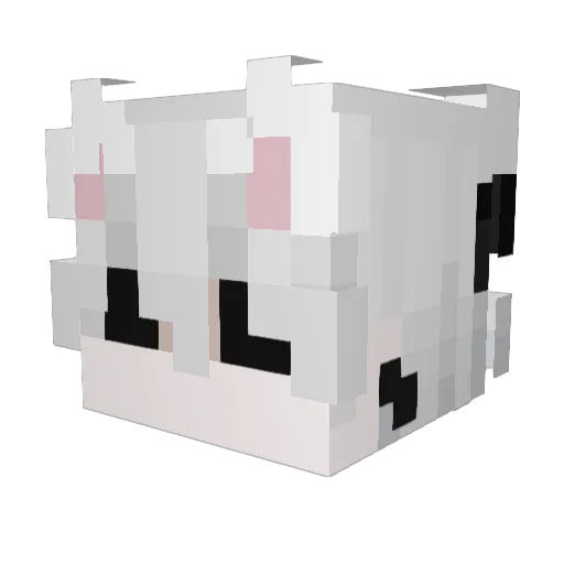 _L0RDIK_ Minecraft avatar head, 3D render