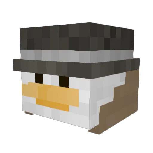 _L3v1AtHaN Minecraft avatar head, 3D render