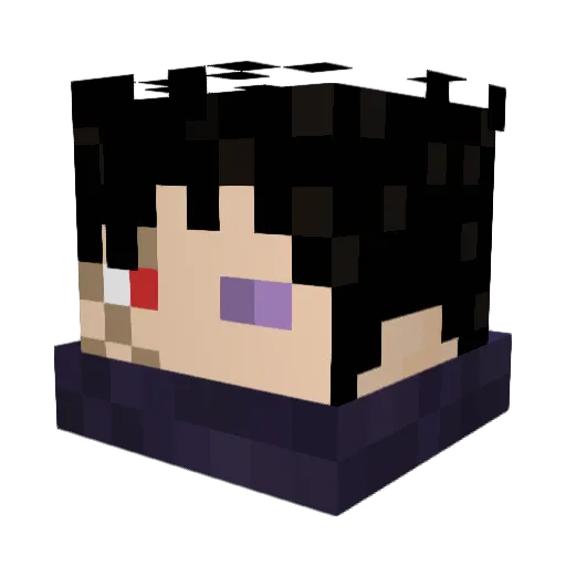 _LACHY_ Minecraft avatar head, 3D render