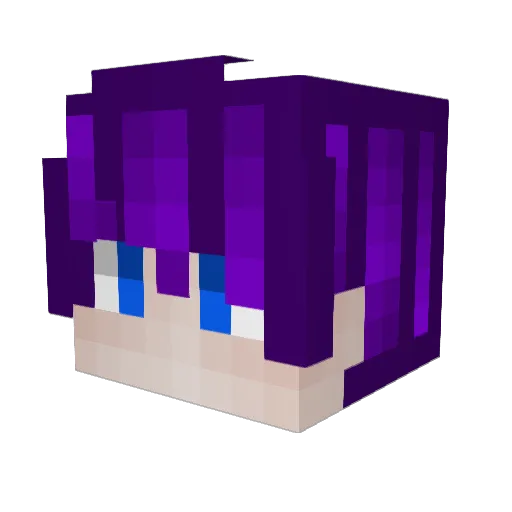 _LAMBADA_ Minecraft avatar head, 3D render