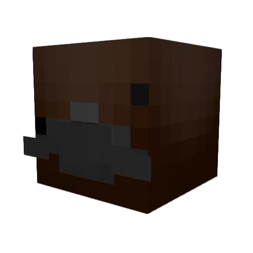 _LANE__ Minecraft avatar head, 3D render