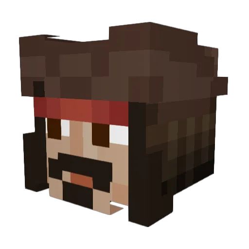 _LASEK_ Minecraft avatar head, 3D render