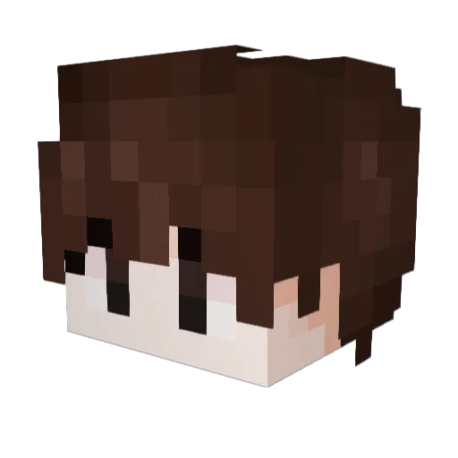 _LEESEOJUN_ Minecraft avatar head, 3D render