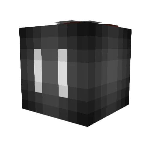_LODOH_ Minecraft avatar head, 3D render