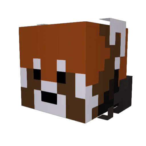 _LSO_ Minecraft avatar head, 3D render