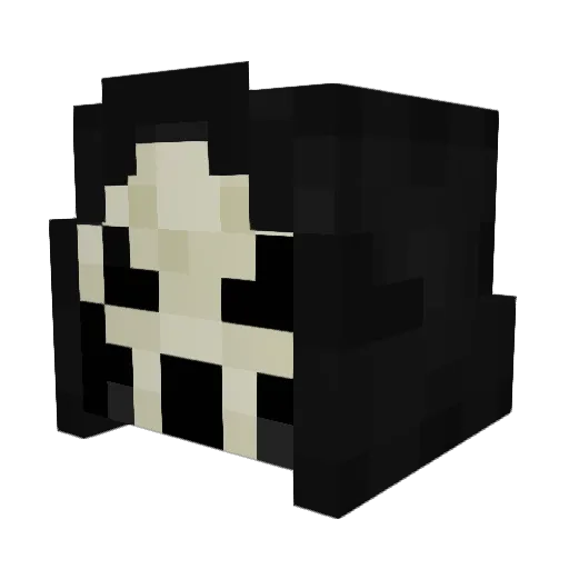 _LSTx Minecraft avatar head, 3D render