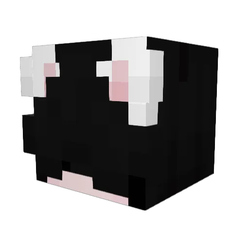 _LUKAS0 Minecraft avatar head, 3D render
