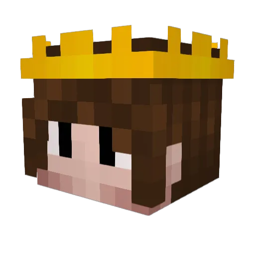 _LUXXING_ Minecraft avatar head, 3D render