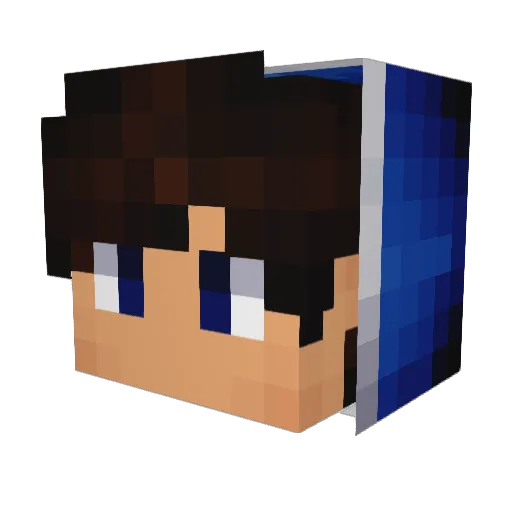 _LaZa__ Minecraft avatar head, 3D render