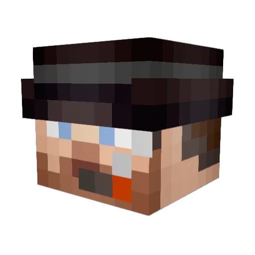 _Lacerda22 Minecraft avatar head, 3D render