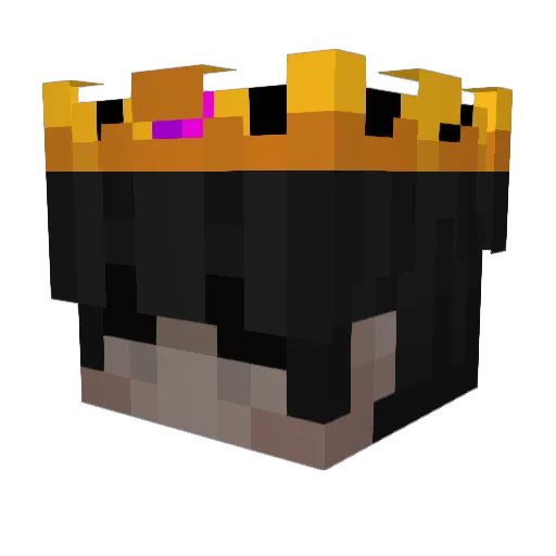 _LachyB Minecraft avatar head, 3D render