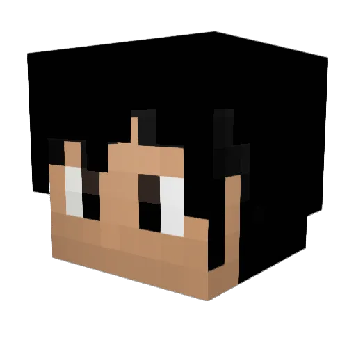_Lalka228_ Minecraft avatar head, 3D render