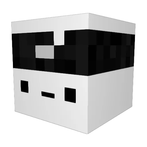 _Laokon Minecraft avatar head, 3D render