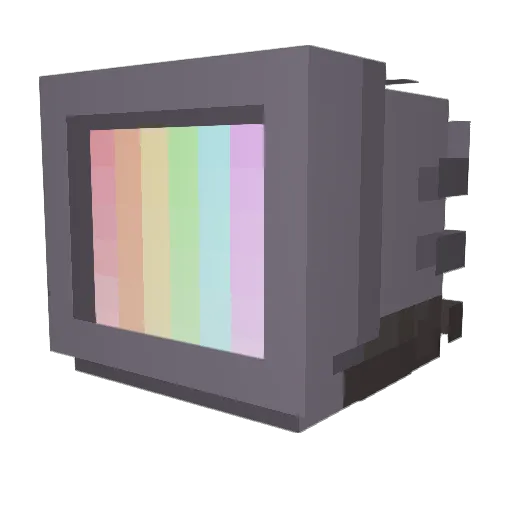 _Larryboy Minecraft avatar head, 3D render