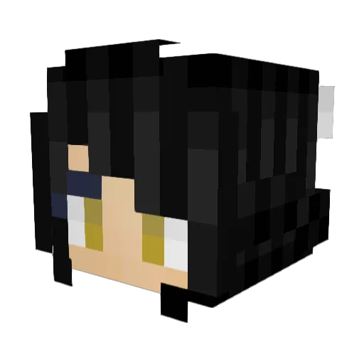_LatinLoser Minecraft avatar head, 3D render