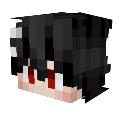 _Lauix_ Minecraft avatar head, 3D render