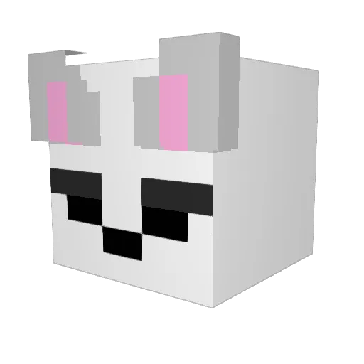 _Laxen Minecraft avatar head, 3D render