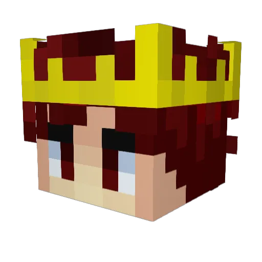 _Laykos_ Minecraft avatar head, 3D render