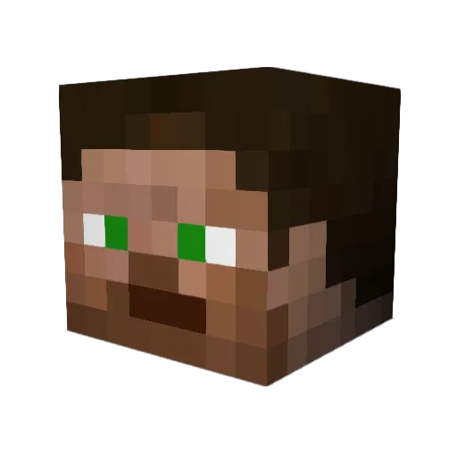 _Le0nidas Minecraft avatar head, 3D render