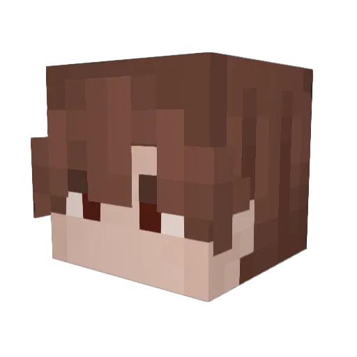 _LeGrand_ Minecraft avatar head, 3D render