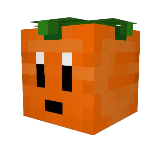 _LeRoux Minecraft avatar head, 3D render