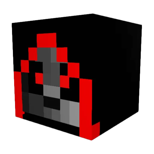 _LeatherFace_ Minecraft avatar head, 3D render