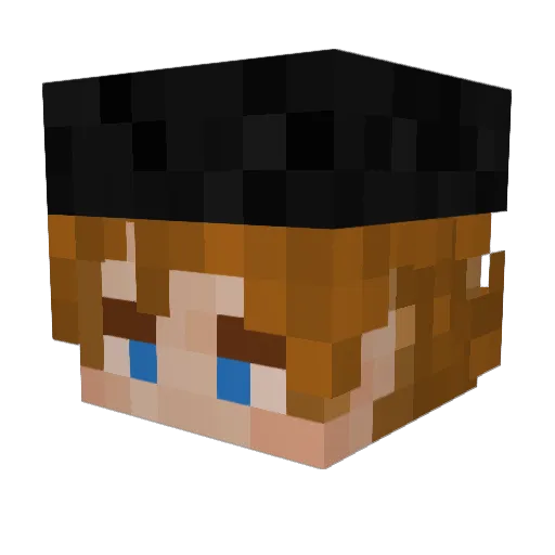 _LegenDisOP_ Minecraft avatar head, 3D render