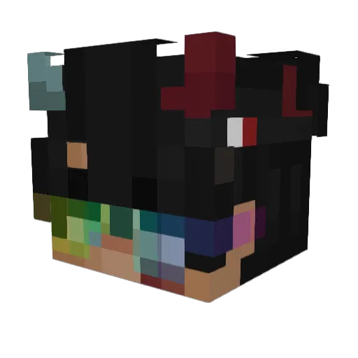 _LegendOli_ Minecraft avatar head, 3D render