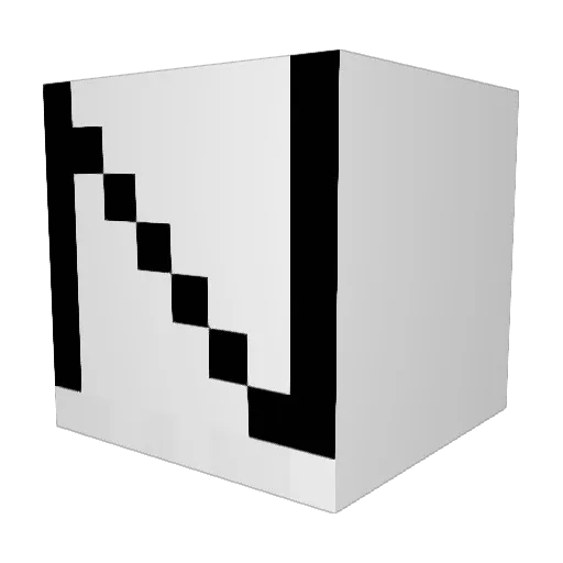 _Legion_II Minecraft avatar head, 3D render