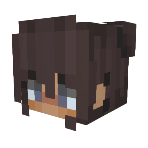 _LegitKilla_ Minecraft avatar head, 3D render