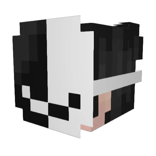 _Lema_ Minecraft avatar head, 3D render