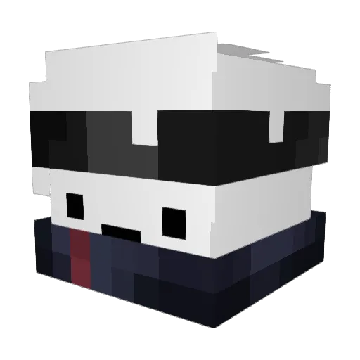 _Lenii_3370 Minecraft avatar head, 3D render