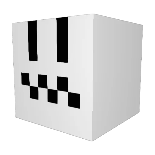 _Leo_K Minecraft avatar head, 3D render