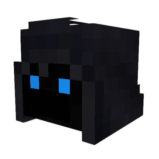 _LeonLP_ Minecraft avatar head, 3D render