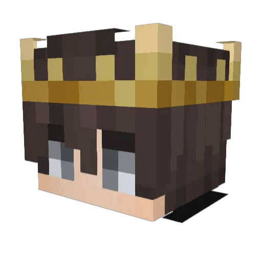 _LetsJuli Minecraft avatar head, 3D render
