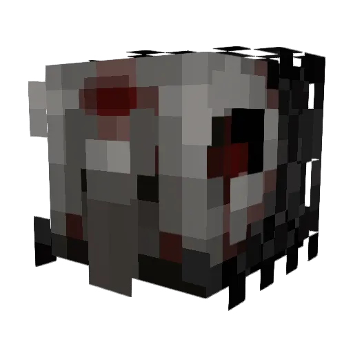 _Leyd Minecraft avatar head, 3D render