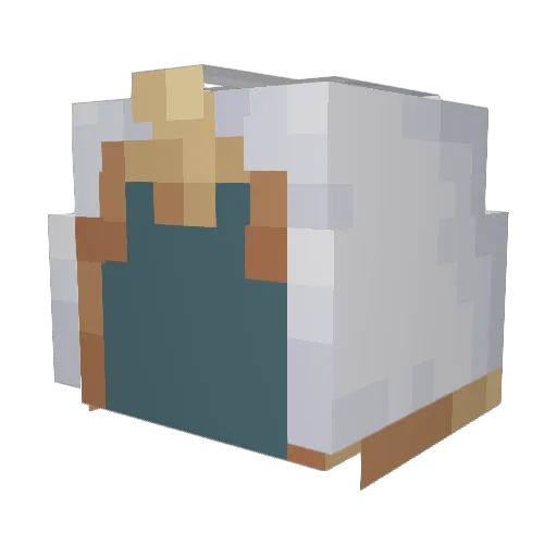 _Li2_ Minecraft avatar head, 3D render