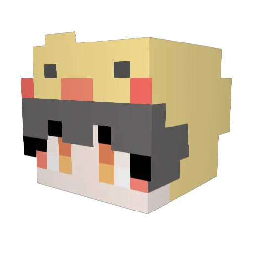 _Liars_ Minecraft avatar head, 3D render