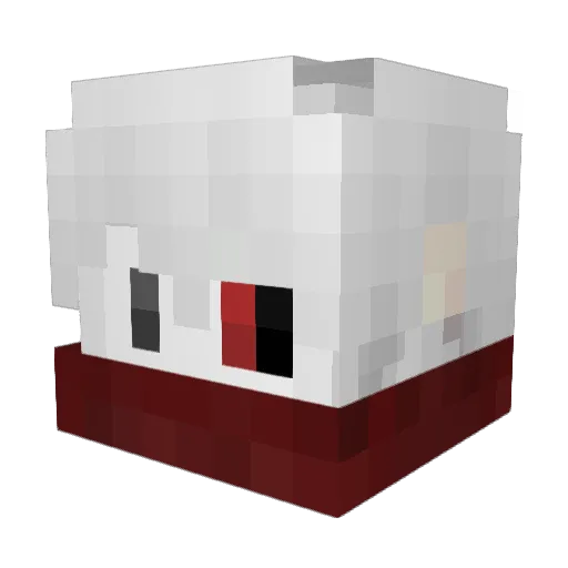 _LiftedSuprise Minecraft avatar head, 3D render