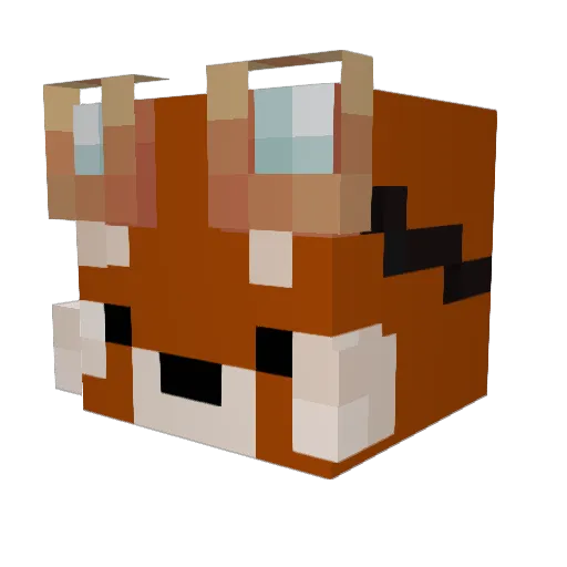 _LilNightMare Minecraft avatar head, 3D render