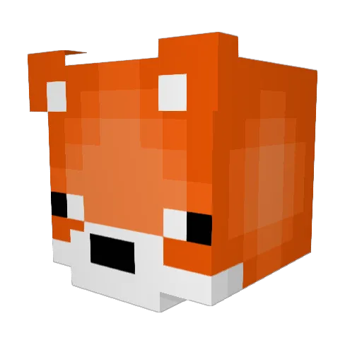 _LilSky Minecraft avatar head, 3D render