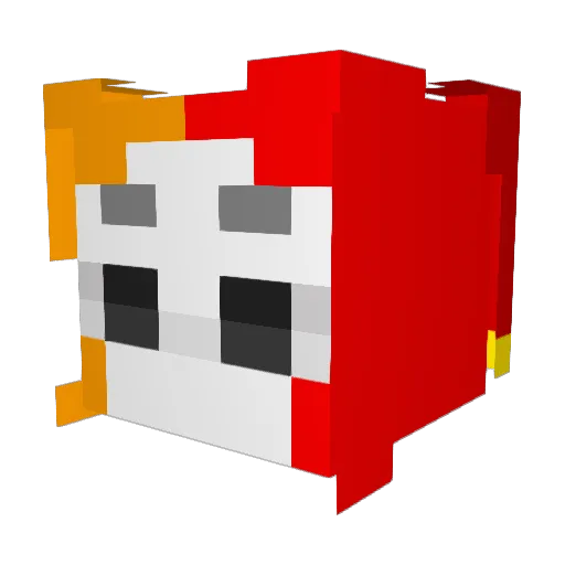 _Liminality Minecraft avatar head, 3D render